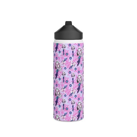 Ghost Spidey Stainless Steel Water Bottle, Standard Lid