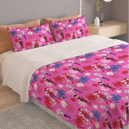 Spidey and friends PINK Bedding Set