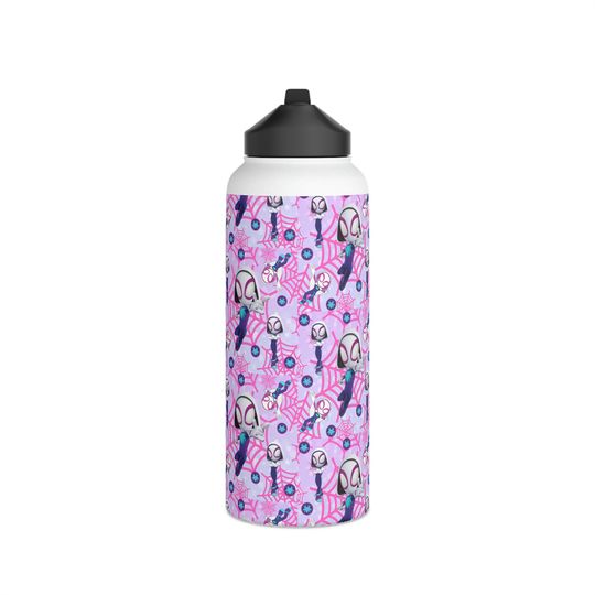 Ghost Spidey Stainless Steel Water Bottle, Standard Lid