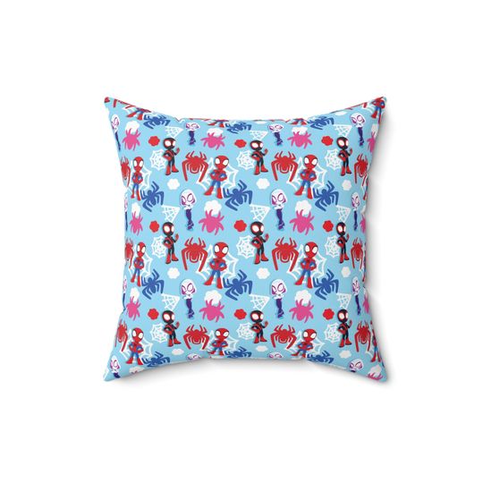 Spidey Spun Polyester Square Throw Pillow
