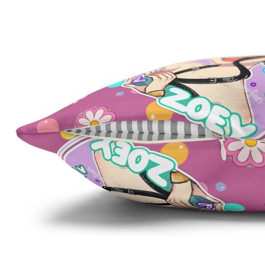 K-pop Spun Polyester Throw Pillowcase