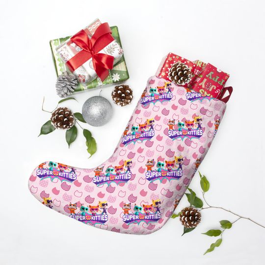 Super kitties Christmas Stockings