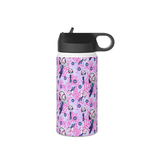 Ghost Spidey Stainless Steel Water Bottle, Standard Lid