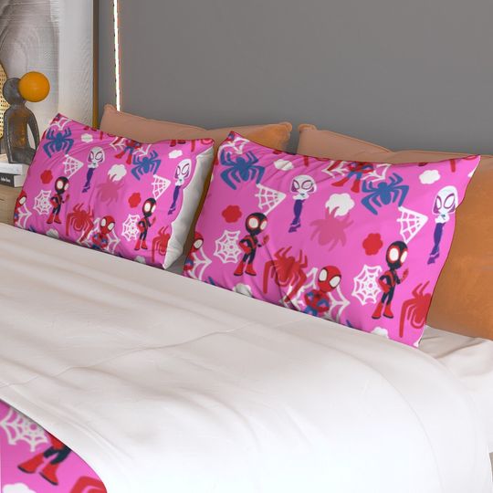 Spidey and friends PINK Bedding Set