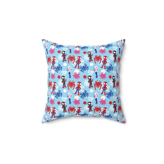 Spidey Spun Polyester Square Throw Pillow