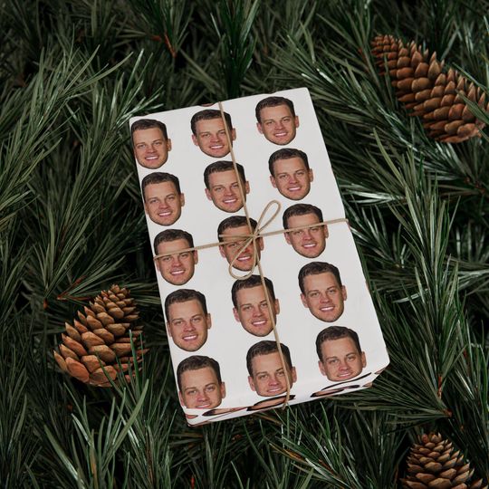 Joe Burrow Cincinnati Bengals Wrapping Paper
