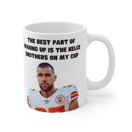 Kelce Brothers Coffee Mug Jason Travis Kelce Gift