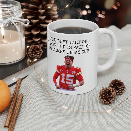 Patrick Mahomes Coffee Mug Kansas City Chiefs Gift