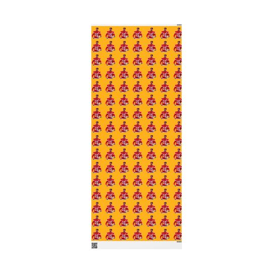 Patrick Mahomes Kansas City Chiefs Wrapping Paper