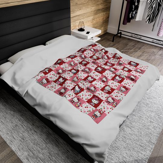Hello Kitty Fleece Blanket | Kids Gift