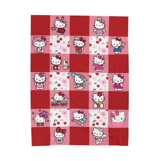 Hello Kitty Fleece Blanket | Kids Gift