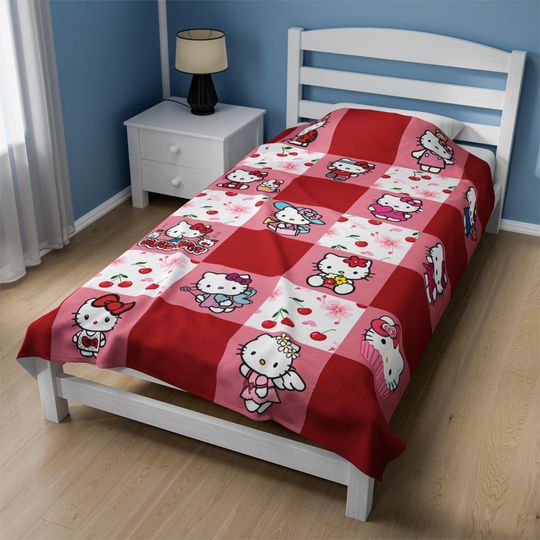 Hello Kitty Fleece Blanket | Kids Gift