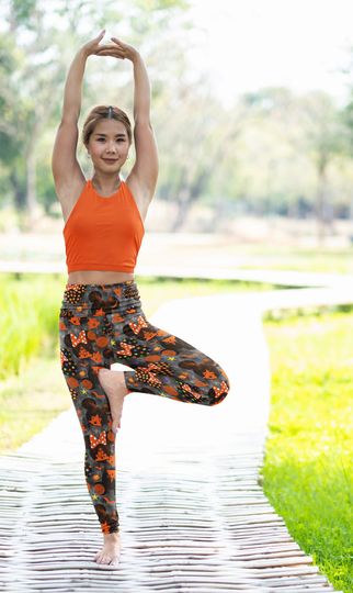 Minnie Mouse Halloween Leggings