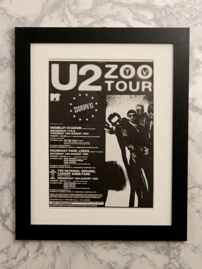 U2 - Zoo Tour - 1992/1993 - Promo Poster