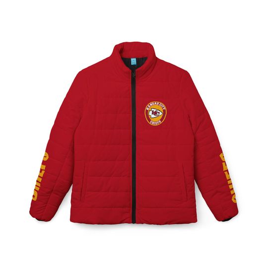 Kansas City Chiefs Womens Puffer Jacket (AOP)