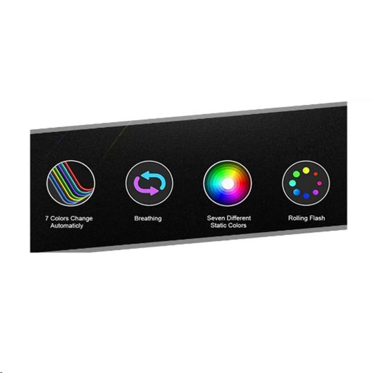 RGB Gaming Mouse pad Desk Mat Led Mousepad Anime Girl
