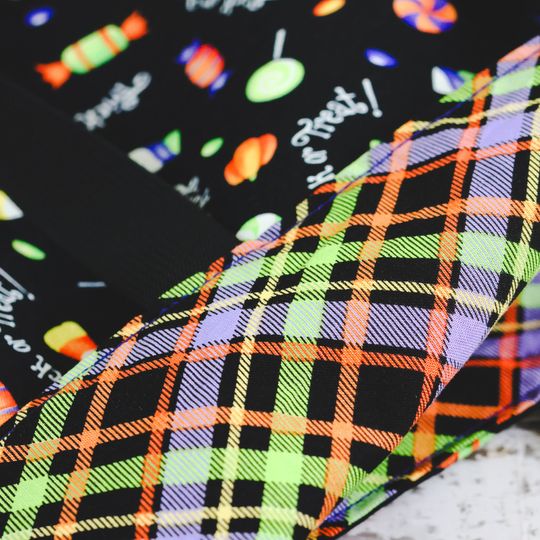 Trick or Treat Bag, Personalised Halloween Tote Bag for Kids and Adults, Fun Glow in the Dark Fabric