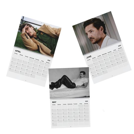 Pedro Pascal 2026 Calendar