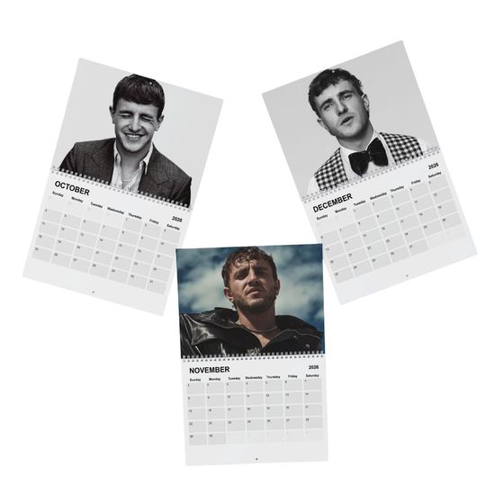 Paul Mescal 2026 Calendar