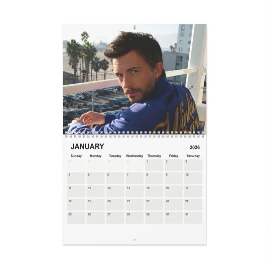 Sexy Jonathan Bailey 2026 Calendar