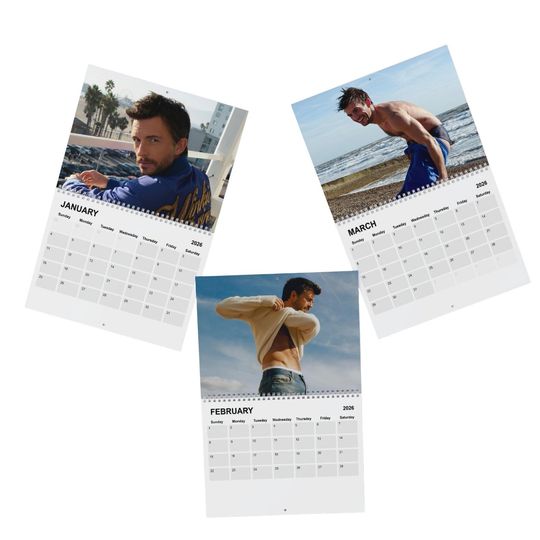 Sexy Jonathan Bailey 2026 Calendar