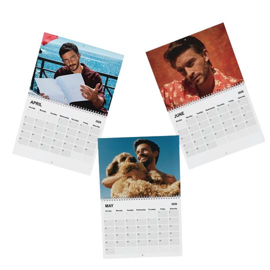 Sexy Jonathan Bailey 2026 Calendar