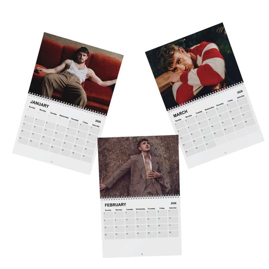Paul Mescal 2026 Calendar