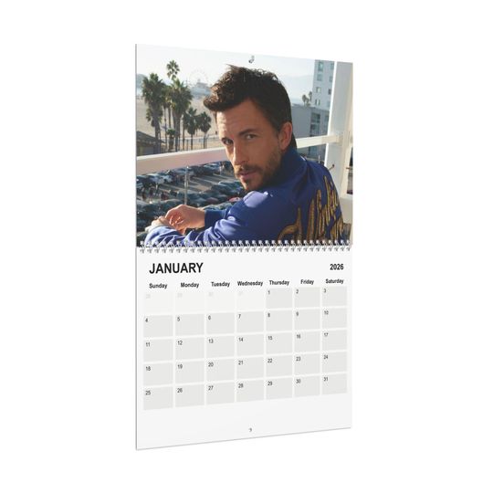 Sexy Jonathan Bailey 2026 Calendar