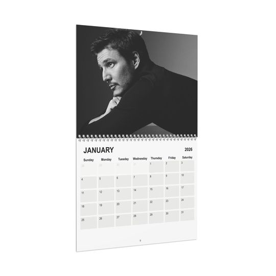 Pedro Pascal 2026 Calendar