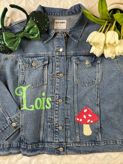 Tinker Bell Printed Denim Jacket | Disney Jean Jacket