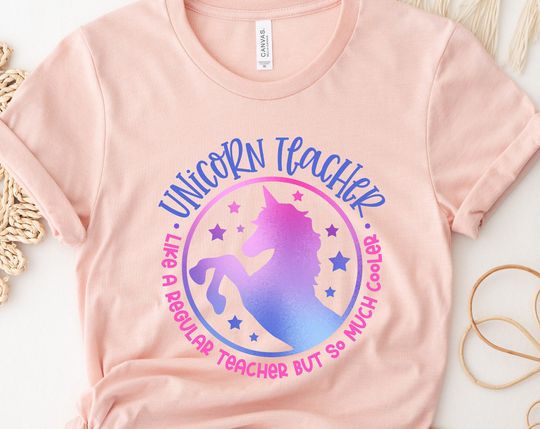 Unicorn Teacher Like A Regular Teacher But So Much Cooler Shirt
