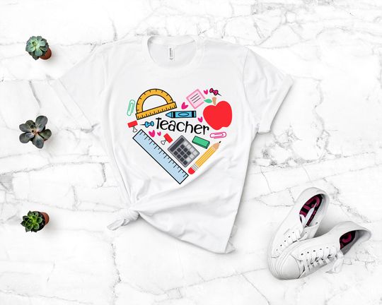 Inspirational Teacher Teach Love Inspire Shirt