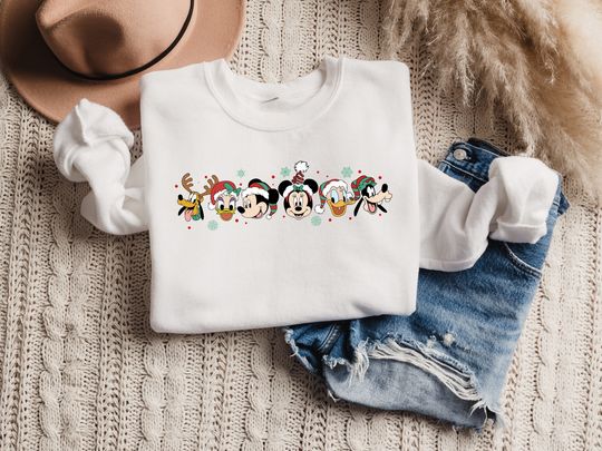 Disney Friends Christmas Sweatshirt