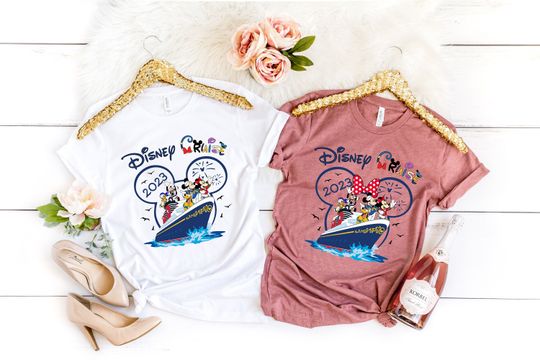 Disney Cruise Family Vacation 2023 Shirt, Disney Cruise Group Shirt, Custom 2023 Disney Shirt
