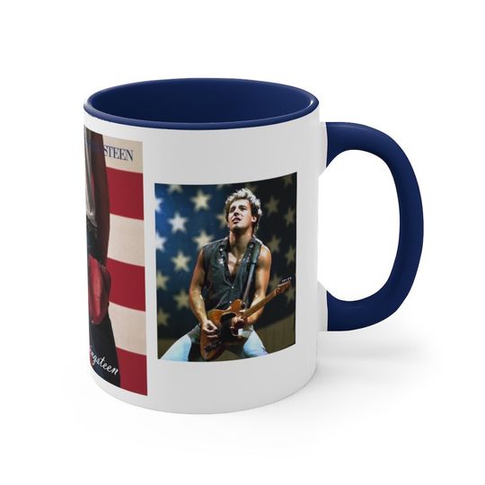 Bruce Springsteen Accent Coffee Mug, 11oz this is a great gift dishwasher and microwave safe.