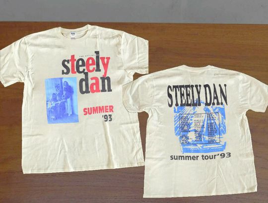 Vintage 1993 Steely Dan Summer Tour T-Shirt,