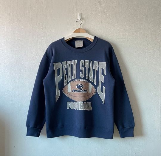 Vintage 90s Penn State University Football Crewneck Sweatshirt