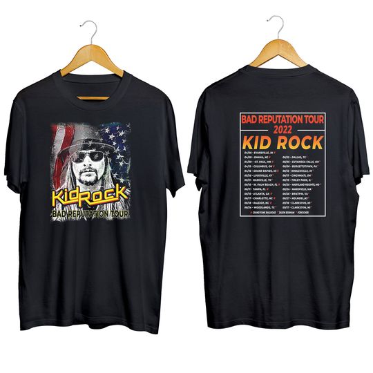Kid Rock Bad Reputation Tour 2022 T-Shirt
