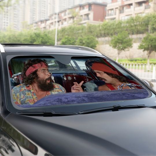 Cheech and Chong The Most Acid Car Windshield Sunshade