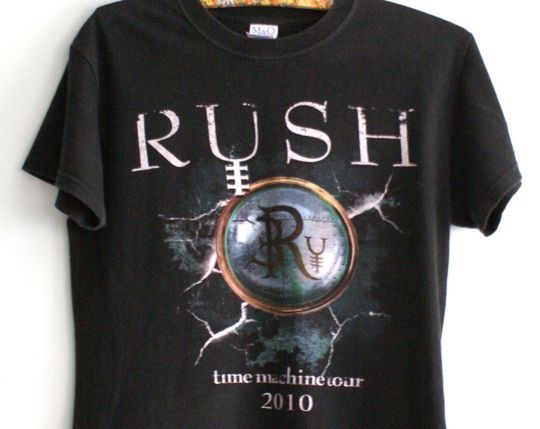 Rush t-shirt, Rush Time Machine Tour, Rush band tee, Vintage Band shirt