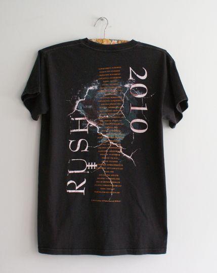 Rush t-shirt, Rush Time Machine Tour, Rush band tee, Vintage Band shirt