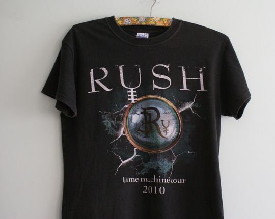 Rush t-shirt, Rush Time Machine Tour, Rush band tee, Vintage Band shirt