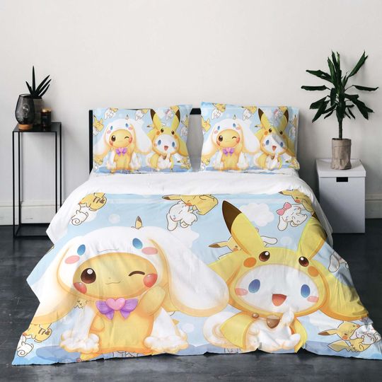 Christmas Cinnamoroll Bedding Set, Home Decor