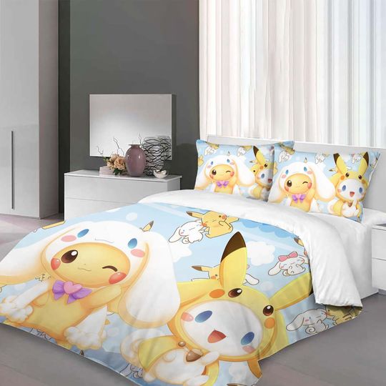 Christmas Cinnamoroll Bedding Set, Home Decor