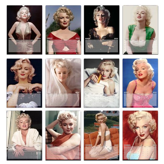 Marilyn Monroe Iconic Beautie Wall calendar
