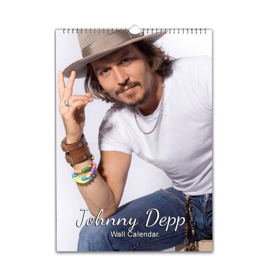 Johnny Depp 2025 Wall calendar
