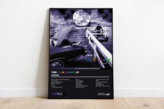 Eminem "The Slim Shady LP" Album Poster
