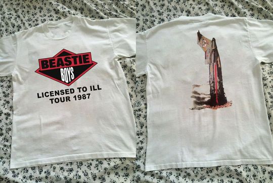 Vintage 1987 Beastie Boys Licensed To Ill Tour T-Shirt