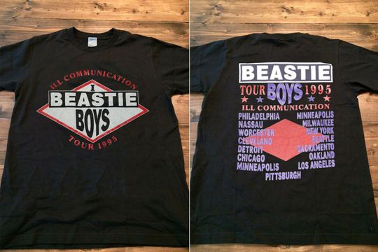 Vintage 1995 Beastie Boys Ill Communication Tour T-Shirt