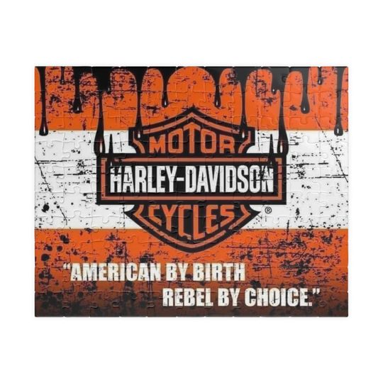 Haarleyy Davidson Puzzle (110, 252, 520, 1014-piece) | Family Game Night